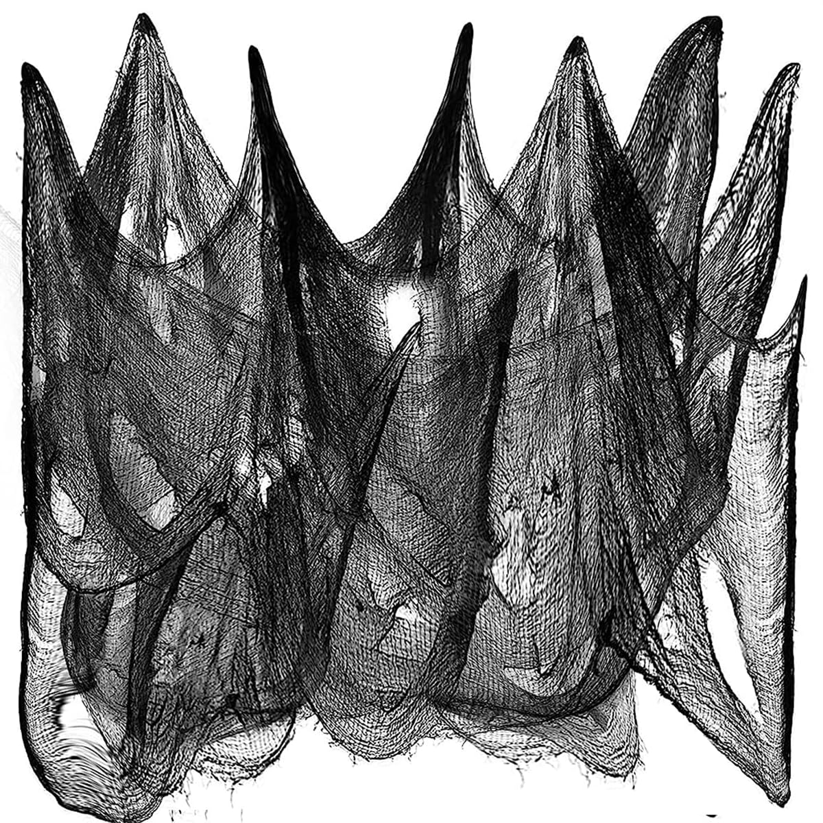 HASTHIP Halloween Black Creepy Cloth, 31.5 X 94.5inch Spooky Cheesecloth Gauze Hanging Fabric for Scary Halloween Party Haunted House Doorway Window Wall Home Yard Outdoor Decorations HASTHIP Halloween Black Creepy Cloth, 31.5 X 94.5inch Spooky Cheesecloth Gauze Hanging Fabric for Scary Halloween Party Haunted House Doorway Window Wall Home Yard Outdoor Decorations